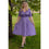 Dolly & Dotty Matilda Wrap Dress in Lavender and Black Polkadot