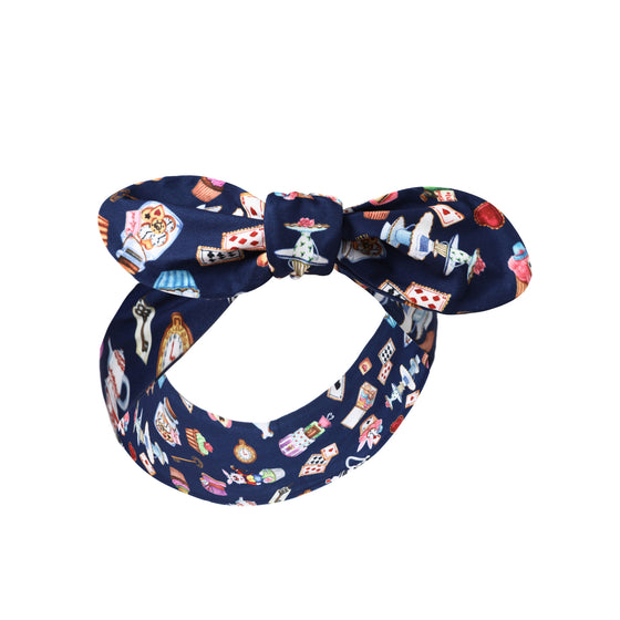 Dolly & Dotty Headband in Wonderland Print