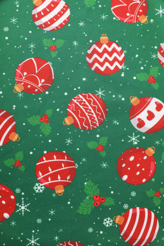 Dolly & Dotty Lily Swing Dress in Christmas Bauble Print