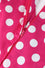 Dolly & Dotty Lily Midi Swing Dress in Hot Pink and White Polka dot