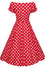 Dolly & Dotty Lily Swing Dress in Red and White Polka dot