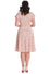 Banned Retro Country Cherry Jennie Jive Fit and Flare Collar Dress