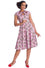 Banned Retro Summer Berry Fit and Flare Dress Purple