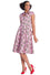 Banned Retro Summer Berry Fit and Flare Dress Purple