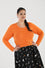 Hell Bunny Paloma Cardigan in Orange