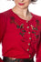 Banned Rockin' Robin Cardigan in Red with Embroidery