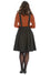 Banned Retro Pumpkin Spice Pinafore Dress