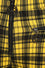 Banned Alternative Damien Stretch Skinny Trousers in Yellow Tartan