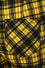 Banned Alternative Damien Stretch Skinny Trousers in Yellow Tartan