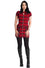 Banned Tartan Nights Mini Dress in Red Tartan