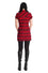 Banned Alternative Tartan Nights Mini Dress in Red Tartan