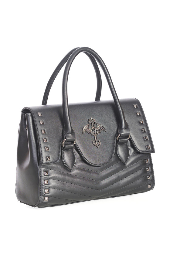 Banned Glow of the Cross Handbag Purse Goth Vampire