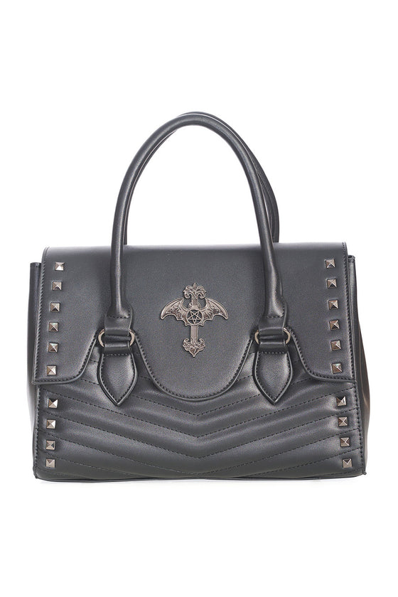 Banned Glow of the Cross Handbag Purse Goth Vampire