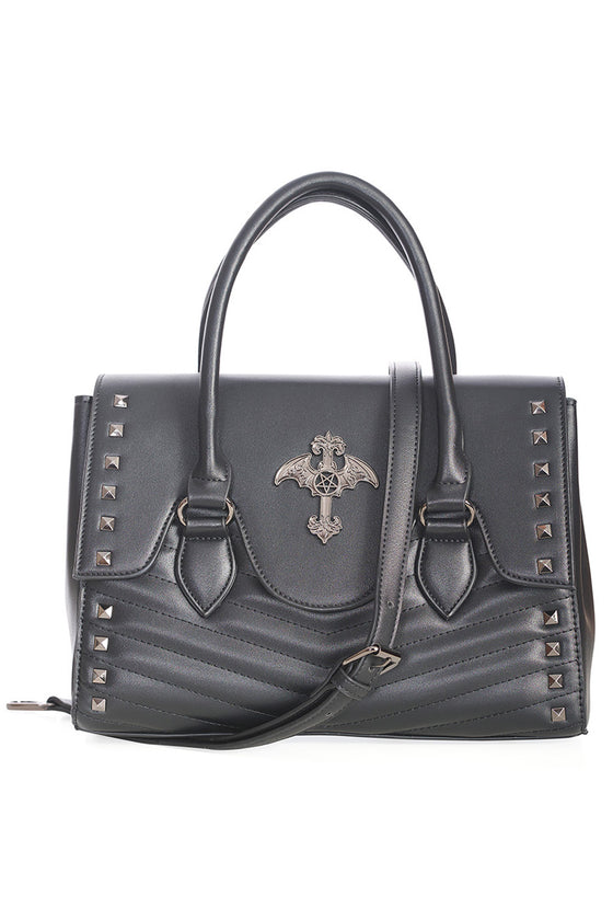 Banned Glow of the Cross Handbag Purse Goth Vampire