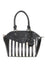 Banned Alternative Another Lost Soul Handbag Purse with Black and White Stripes