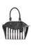 Banned Alternative Another Lost Soul Handbag Purse with Black and White Stripes
