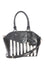 Banned Alternative Another Lost Soul Handbag Purse with Black and White Stripes