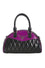 Banned Lillyweb Handbag Purse with Purple, Web and Quilting Details