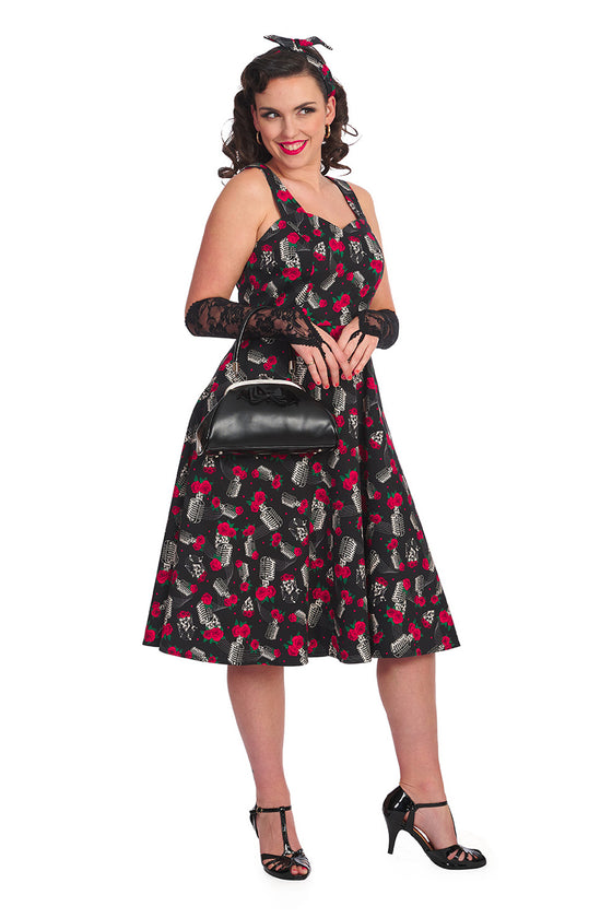 Banned Retro Nashville Sweetheart Swing Dress Rockabilly