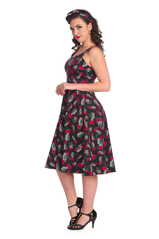 Banned Retro Nashville Sweetheart Swing Dress Rockabilly
