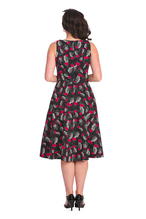 Banned Retro Nashville Sweetheart Swing Dress Rockabilly