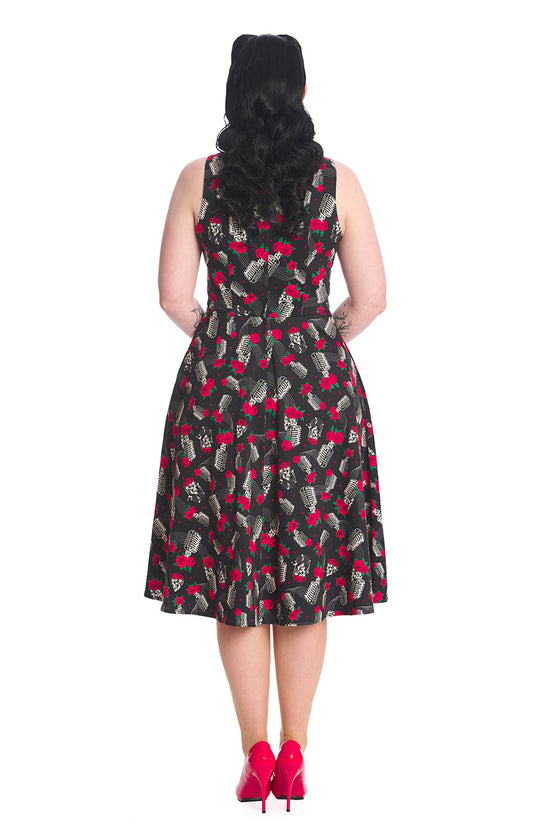 Banned Retro Nashville Sweetheart Swing Dress Rockabilly