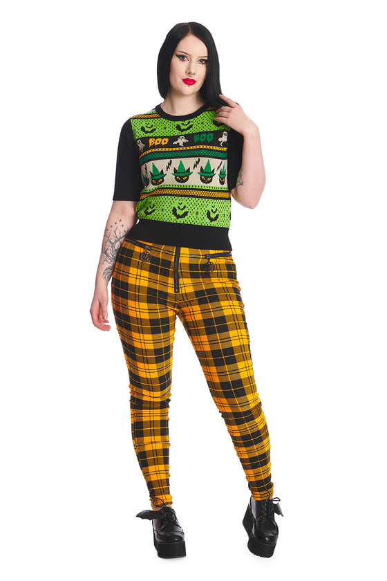 Banned Spooky Boo Top Jumper Halloween Cats