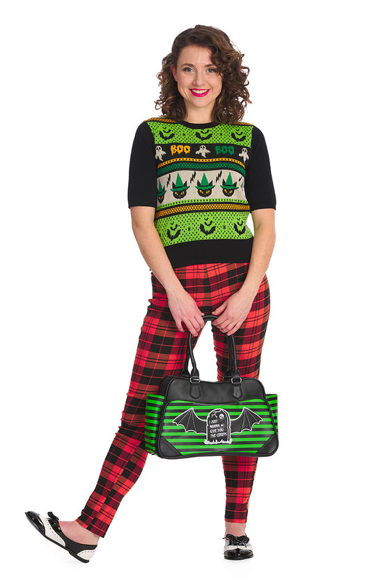 Banned Spooky Boo Top Jumper Halloween Cats