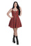 Banned Alternative Addison Mini Dress Red Tartan