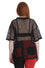Banned Alternative Mesh Magic Long Oversized Top Goth