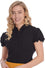 Banned Retro Betsy Bloom Blouse in Black Office Perfect!