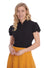 Banned Retro Betsy Bloom Blouse in Black Office Perfect!