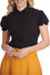 Banned Retro Betsy Bloom Blouse in Black Office Perfect!
