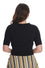 Banned Sweet Sunny Collared Top in Black Knitted