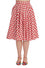 Banned Retro Picnic by the Sea Swing Skirt Red Gingham