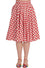 Banned Retro Picnic by the Sea Swing Skirt Red Gingham