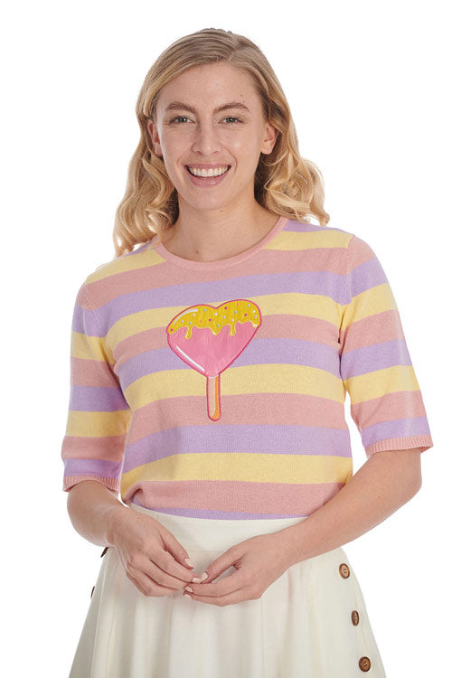 Banned Retro Ice Cream Knit Top
