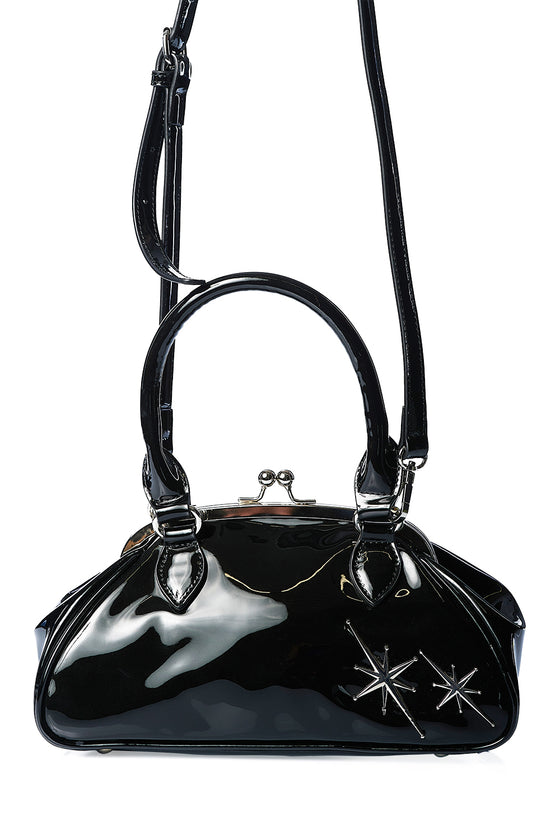Banned Counting Stars Handbag Purse in Black