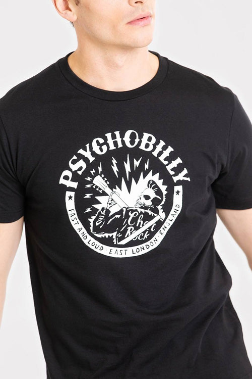 Chet Rock/ Hell Bunny Psychobilly Short Sleeve T-Shirt