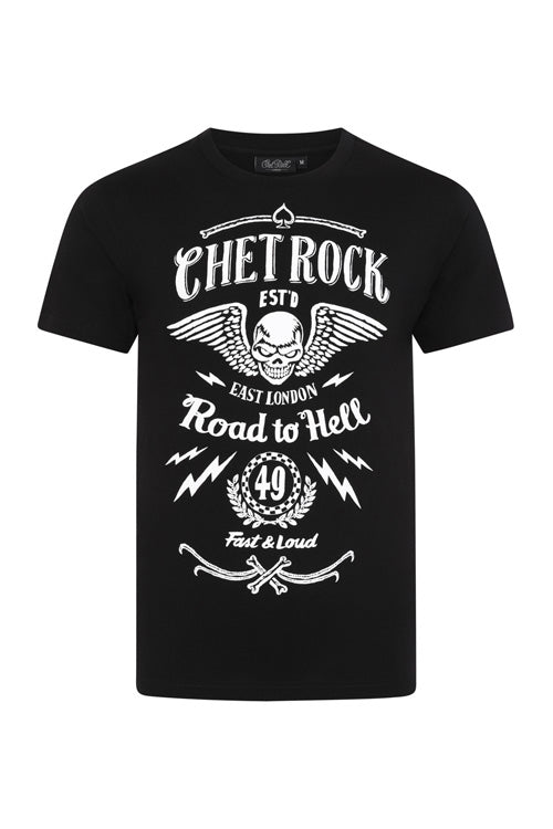 Chet Rock/ Hell Bunny Road To Hell Short Sleeve T-Shirt