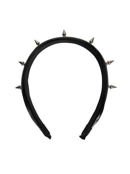 Collectif Spikes Headband in Black