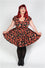 Collectif Zita Skater Dress in Pumpkins and Cats print