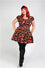 Collectif Zita Skater Dress in Pumpkins and Cats print