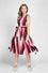 Collectif Frances Swing Dress in Bubblegum Stripe