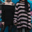 Killstar Courtney Punk Knit Jumper Black and Pink