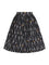 Collectif Jasmine Swing Skirt in Skeleton Boo-Gie Halloween Party Time