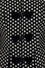 Hell Bunny Amelia Coat in Black and White Polkadot
