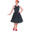 Dolly & Dotty Annie Swing Dress in Green Tartan Christmas