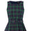 Dolly & Dotty Annie Swing Dress in Green Tartan Christmas