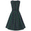 Dolly & Dotty Annie Swing Dress in Green Tartan Christmas